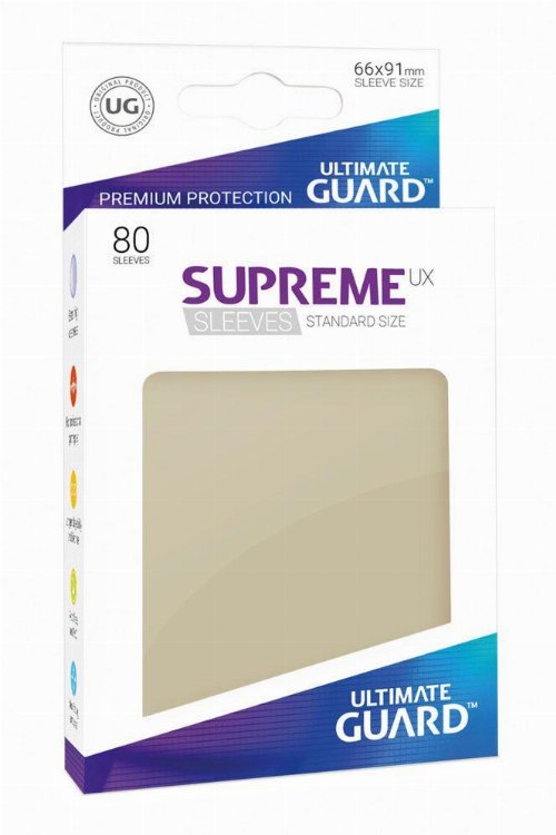 Ultimate Guard Supreme UX Standard Sleeves 80ct -
Sand