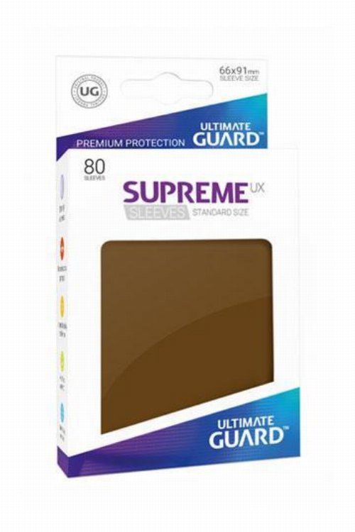 Ultimate Guard Supreme UX Standard Sleeves 80ct -
Brown