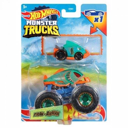 Hot Wheels - Monster Trucks: Piran-Ahhhh &
Track