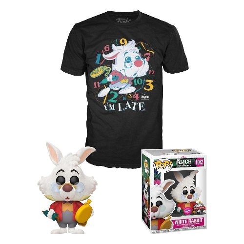 Funko Box: Alice in Wonderland - White Rabbit
(Flocked) Funko POP! with T-Shirt