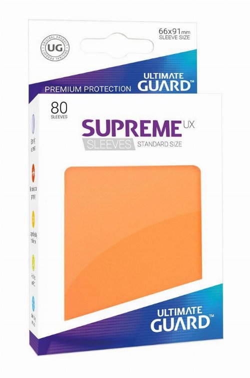 Ultimate Guard Supreme UX Standard Sleeves 80ct -
Orange