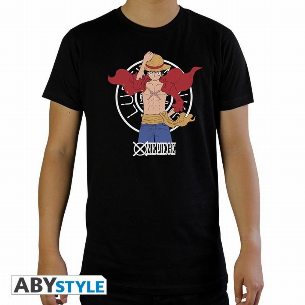 Luffy t shirt roblox one piece