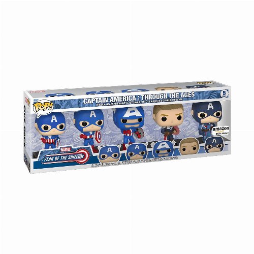 Figures Funko POP! Marvel: Year of the Shield -
Captain America: Through the Ages 5-Pack
(Exclusive)