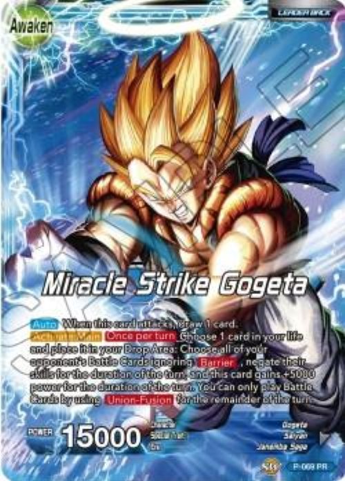 Son Goku & Vegeta // Miracle Strike
Gogeta