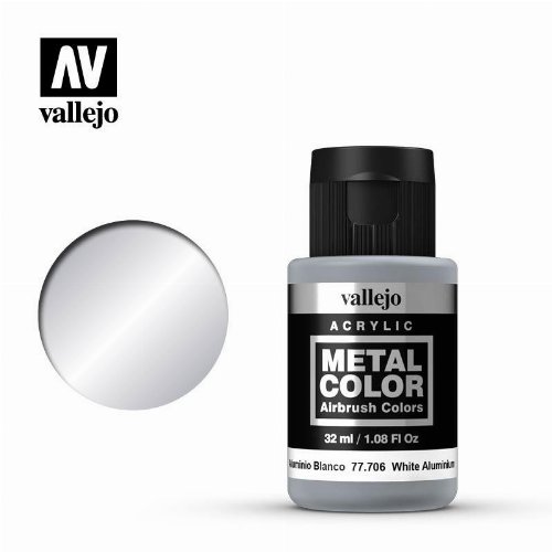 Vallejo Metal Air Color - White Aluminium
(32ml)