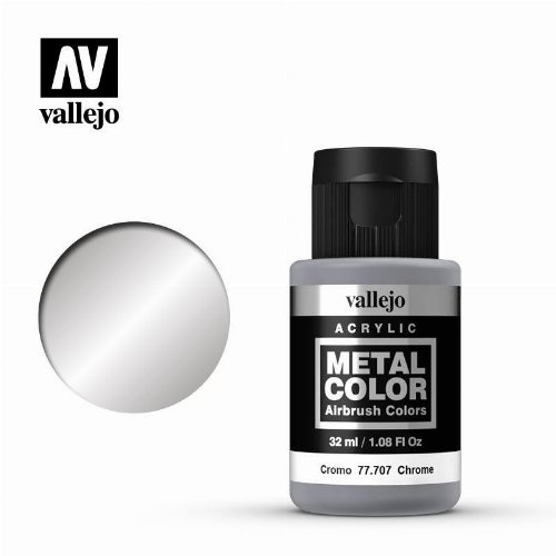 Vallejo Metal Air Color - Chrome Χρώμα Μοντελισμού
(32ml)
