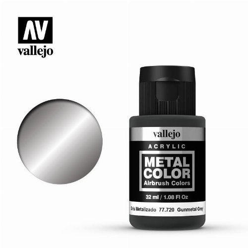 Vallejo Metal Air Color - Gunmetal Grey Χρώμα
Μοντελισμού (32ml)