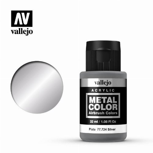 Vallejo Metal Air Color - Silver Χρώμα Μοντελισμού
(32ml)