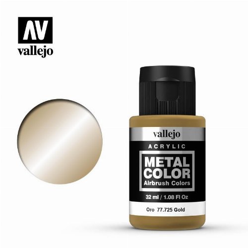 Vallejo Metal Air Color - Gold Χρώμα Μοντελισμού
(32ml)