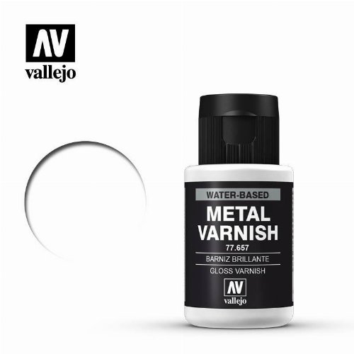 Vallejo Metal Air Color - Gloss Metal Varnish Χρώμα
Μοντελισμού (32ml)