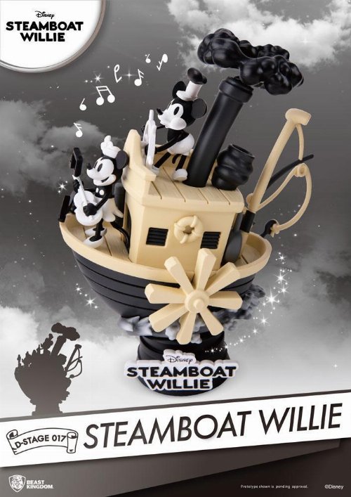 Disney: Steamboat Willie D-Stage - Mickey & Minnie
Diorama Φιγούρα Αγαλματίδιο (15cm)