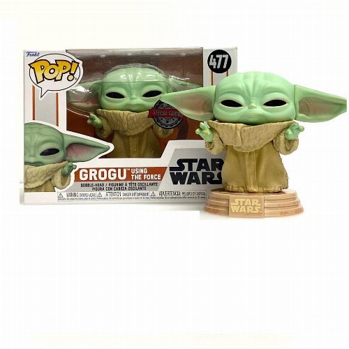 Figure Funko POP! Star Wars: The Mandalorian -
Grogu (Baby Yoda) using the Force #477
(Exclusive)