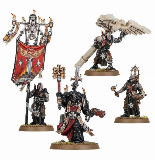 Warhammer 40000 - Black Templars: Chaplain Grimaldus
& Retinue