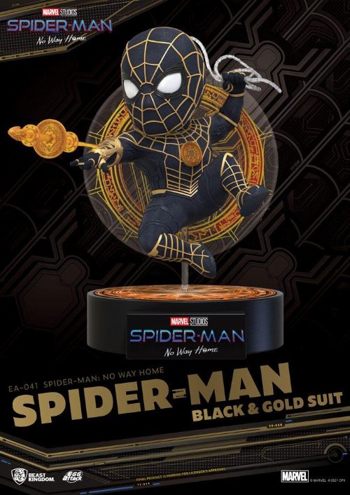 Φιγούρα Spider-Man: No Way Home: Egg Attack -
Spider-Man Black & Gold Suit Statue (18cm)