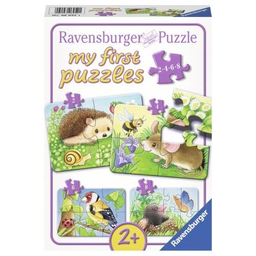 Puzzle 4 in 1 - Ζωάκια στον
Κήπο