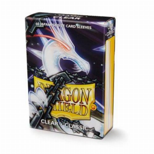 Dragon Shield Sleeves Japanese Small Size -
Clear (60 Sleeves)