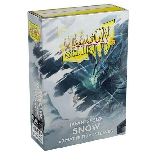 Dragon Shield Sleeves Japanese Small Size -
Matte Dual Snow (60 Sleeves)