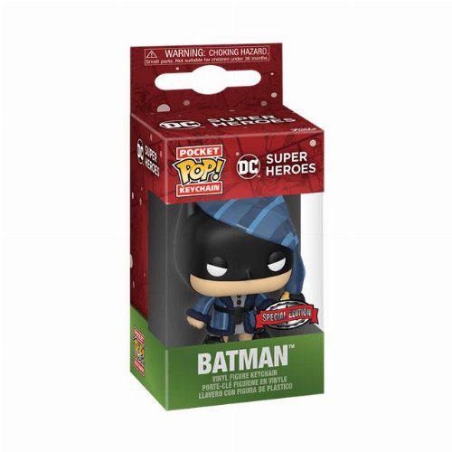 Funko Pocket POP! Keychain DC Heroes - Holiday Batman
Figure (Exclusive)