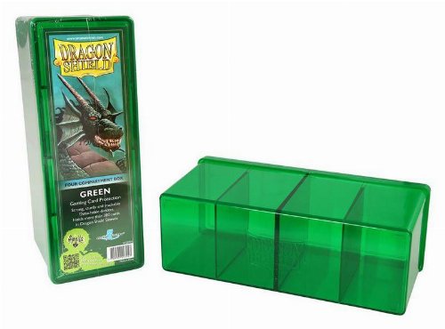 Dragon Shield - 4 Compartment Storage Box -
Green