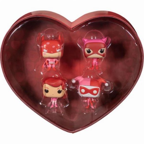 Funko Pocket Mystery - DC Heroes: Valentine's
Day 4-pack set Φιγούρες (Exclusive)