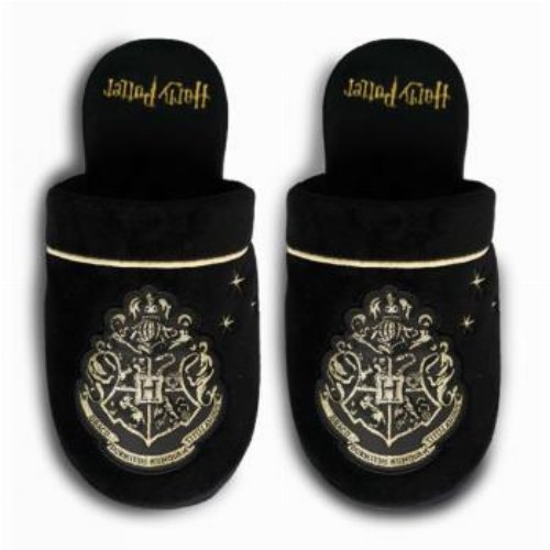 Harry Potter - Hogwarts Black and Gold Mule Slippers
(Size 38-41)