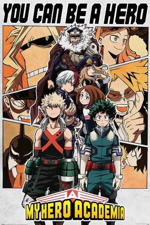 Αυθεντική Αφίσα My Hero Academia - Be a Hero Poster
(61x92cm)