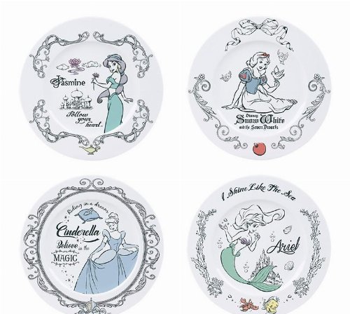 Σετ Πιάτων Disney - Princesses 4-Pack Plates
(21cm)