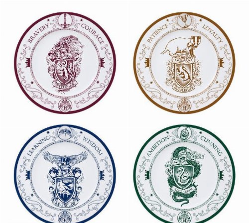 Harry Potter - Hogwarts Houses 4-Pack Σετ Πιάτων
(21cm)