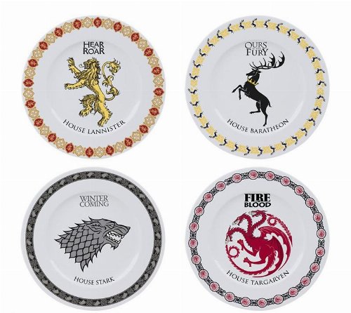 Game of Thrones - Houses 4-Pack Σετ Πιάτων
(21cm)