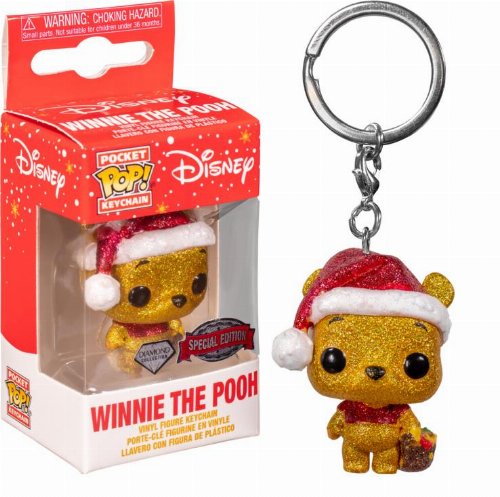 Funko Pocket POP! Μπρελόκ Disney: Holiday - Winnie the
Pooh (Diamond Collection) Φιγούρα (Exclusive)