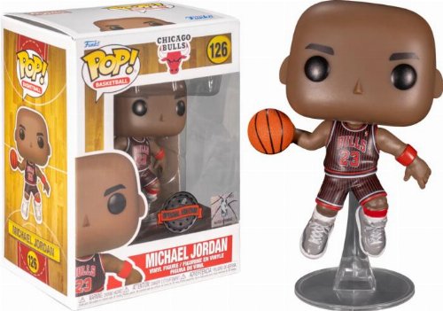 Figure Funko POP! NBA: Chicago Bulls - Michael
Jordan (Pinstripe Jersey) #126 (Exclusive)