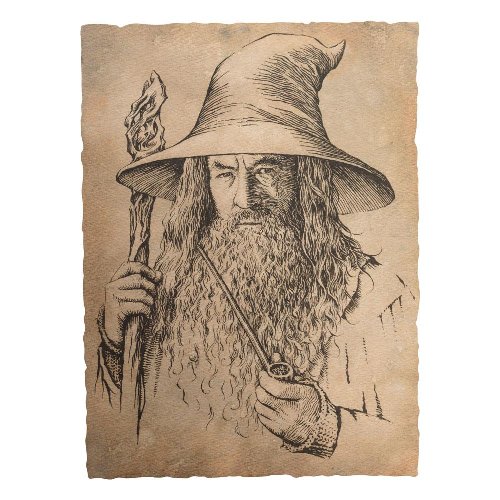 The Hobbit - Portrait of Gandalf the Grey Art Print
(21x28cm)