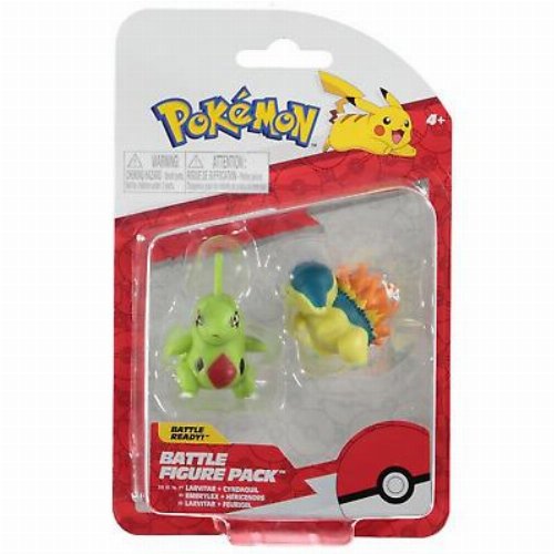 Pokemon - Larvitar & Cyndaquil 2-Pack Φιγούρα
Δράσηςs (6cm)