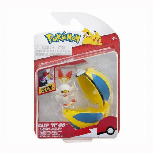 Pokemon Clip 'N' Go - Quick Ball with Scorbunny Battle
Φιγούρα (5cm)