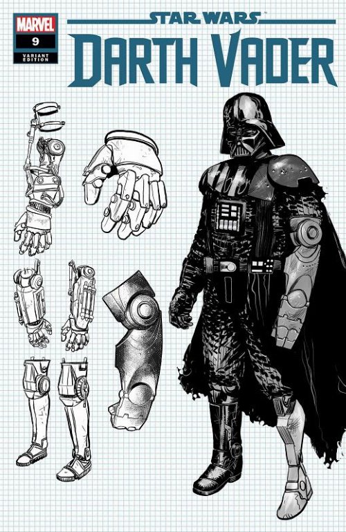 Τεύχος Kόμικ Star Wars: Darth Vader #09 Ienco Design
Variant Cover