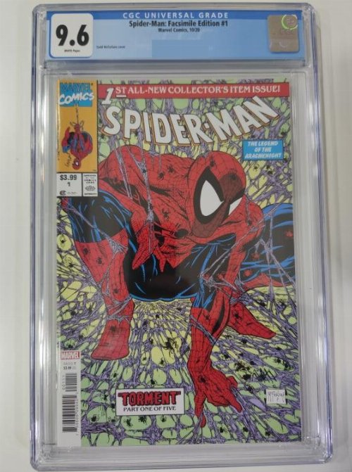 Spider-Man #1 Facsimile Edition 10/2020 (GRADE
9.6 CGC Universal Grade)