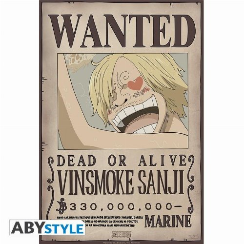 One Piece - Wanted Vinsmoke Sanji Αυθεντική Αφίσα
(52x38cm)