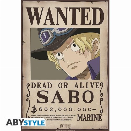 One Piece - Wanted Sabo Αυθεντική Αφίσα
(52x38cm)