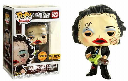 Figure Funko POP! The Texas Chainsw Massacre -
Leatherface (Pretty Woman Mask) (Bloody) #623 (Chase Hot Topic
Exclusive)