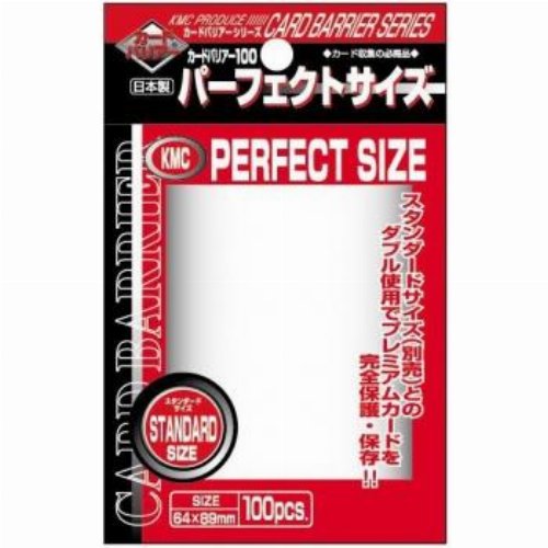 KMC Standard Sleeves - Perfect Size (100
Sleeves)