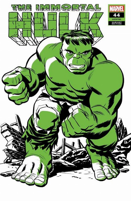 The Immortal Hulk #44 Michael Cho Hulk Two-Tone
Variant Cover