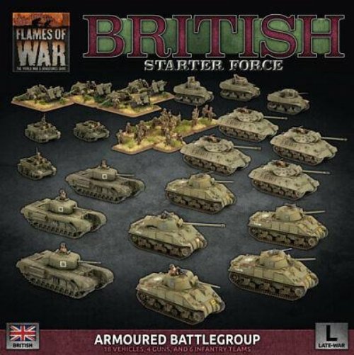 Flames of War - British Starter Force: Armoured
Battlegroup