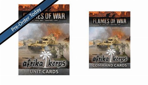 Flames of War - German Afrika Corps: Unit and Command
Cards