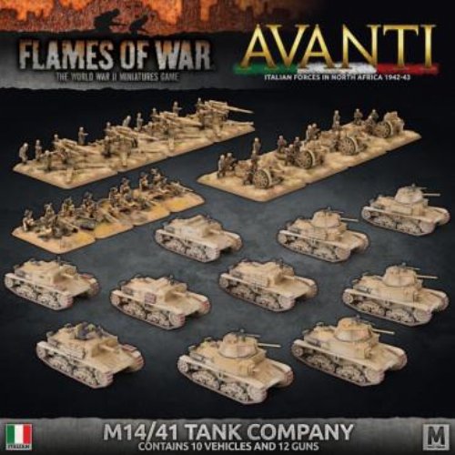 Flames of War - Italian Avanti Army: M14/41 Tank
Company
