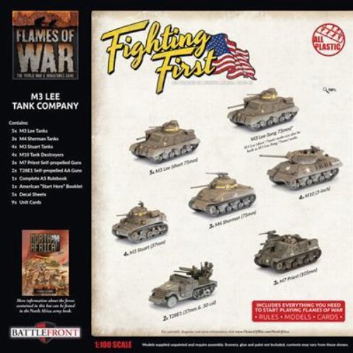 Flames of War - American Fighting First: M3 Lee Tank
Company