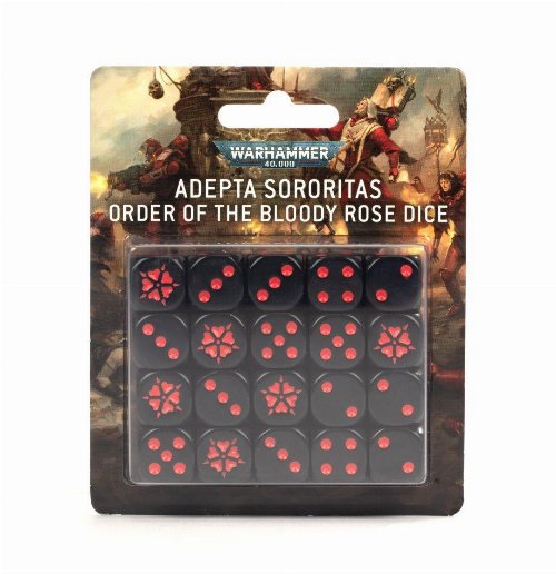 Warhammer 40000 - Adepta Sororitas: Order of The
Bloody Rose Dice Pack