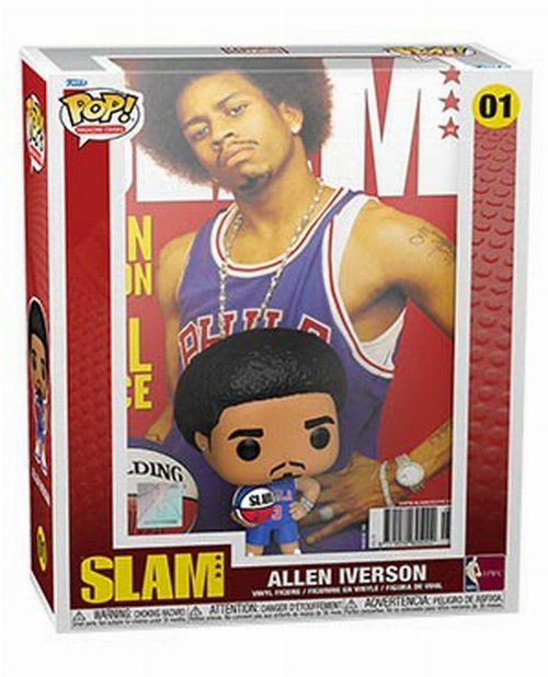 Φιγούρα Funko POP! NBA Covers: SLAM - Allen Iverson
#01