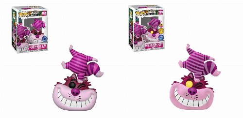 Φιγούρα Funko POP! Bundle of 2: Disney: Alice in
Wonderland - Cheshire Cat (GITD and Flocked) #1199 & Chase
(Exclusive)
