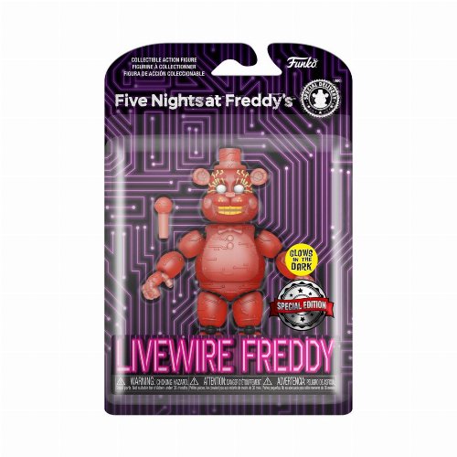 Five Nights at Freddy's - Livewire Freddy (GITD)
Φιγούρα Δράσης (13cm) (Exclusive)