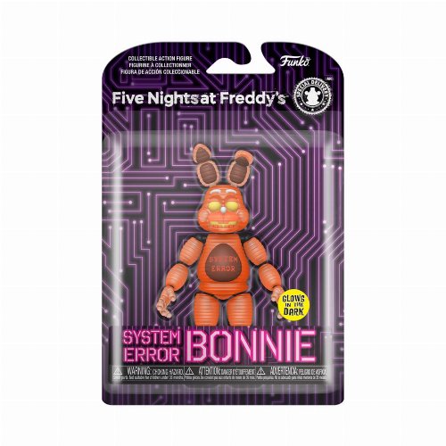 Five Nights at Freddy's - System Error Bonnie (GITD)
Φιγούρα Δράσης (13cm)